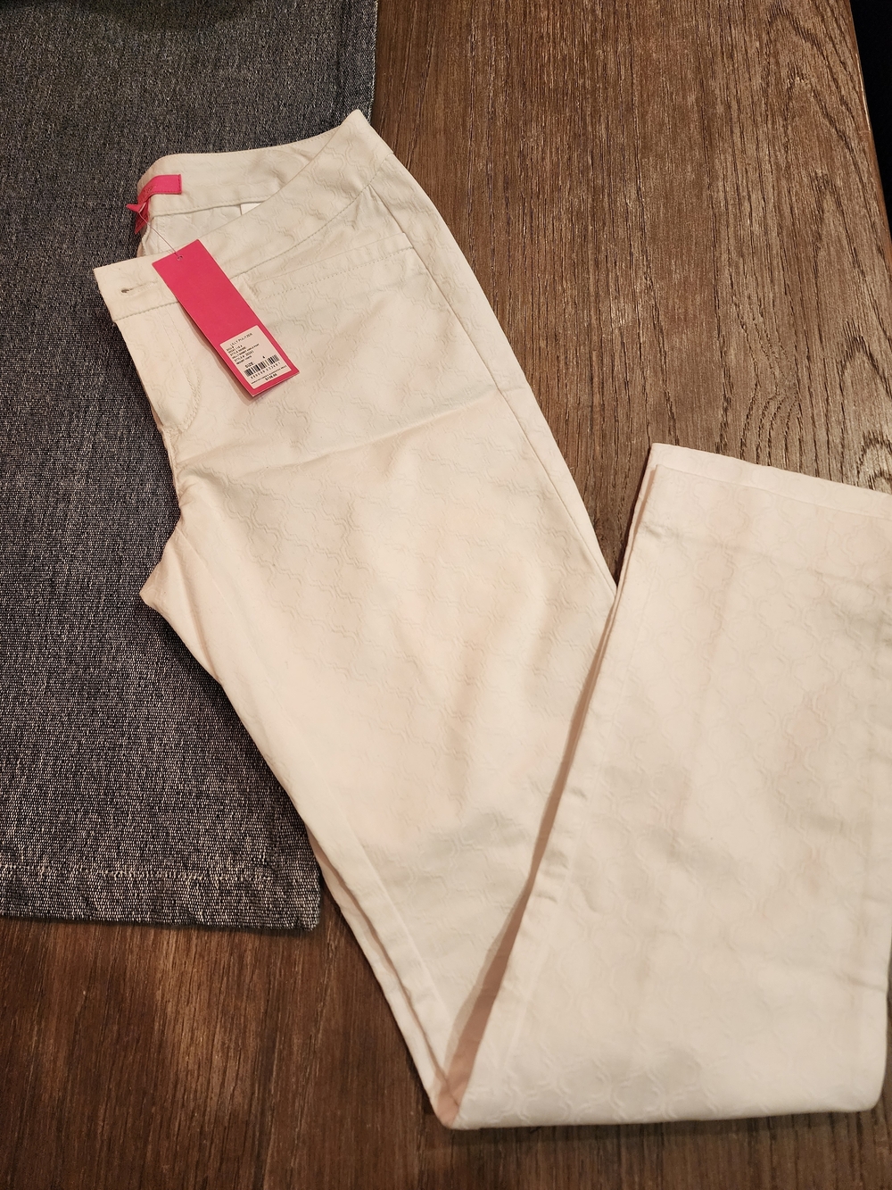 Lilly Pulitzer White Ankle Cropped Pants